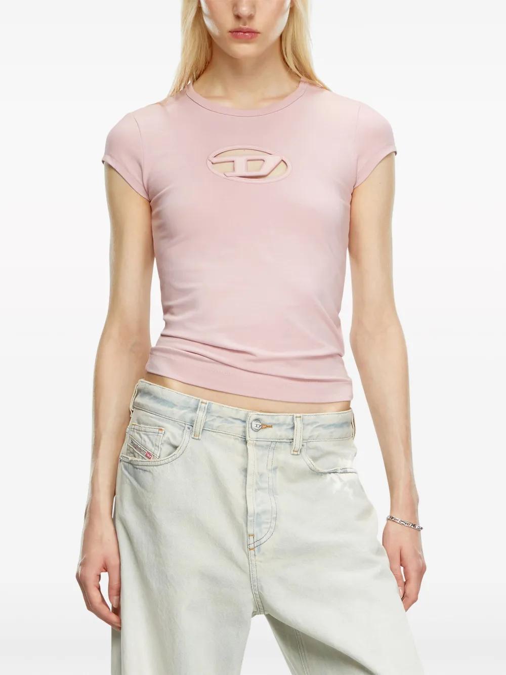 DIESEL T-Angie T-Shirt in Pink | Lyst