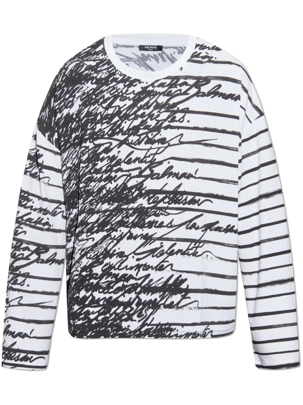 Balmain Long-sleeve t-shirts for Men | Online Sale up to 67