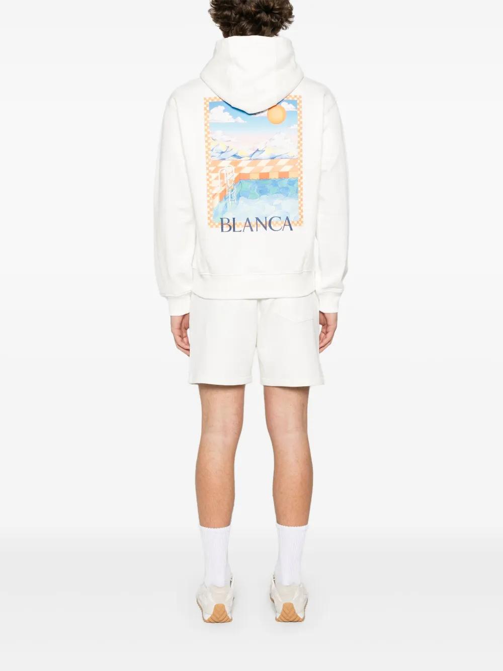 スウェット・トレーナー CASABLANCA 'The Surreal Pool' hoodie White Casablanca 'the Surreal Pool' Hoodie | italist