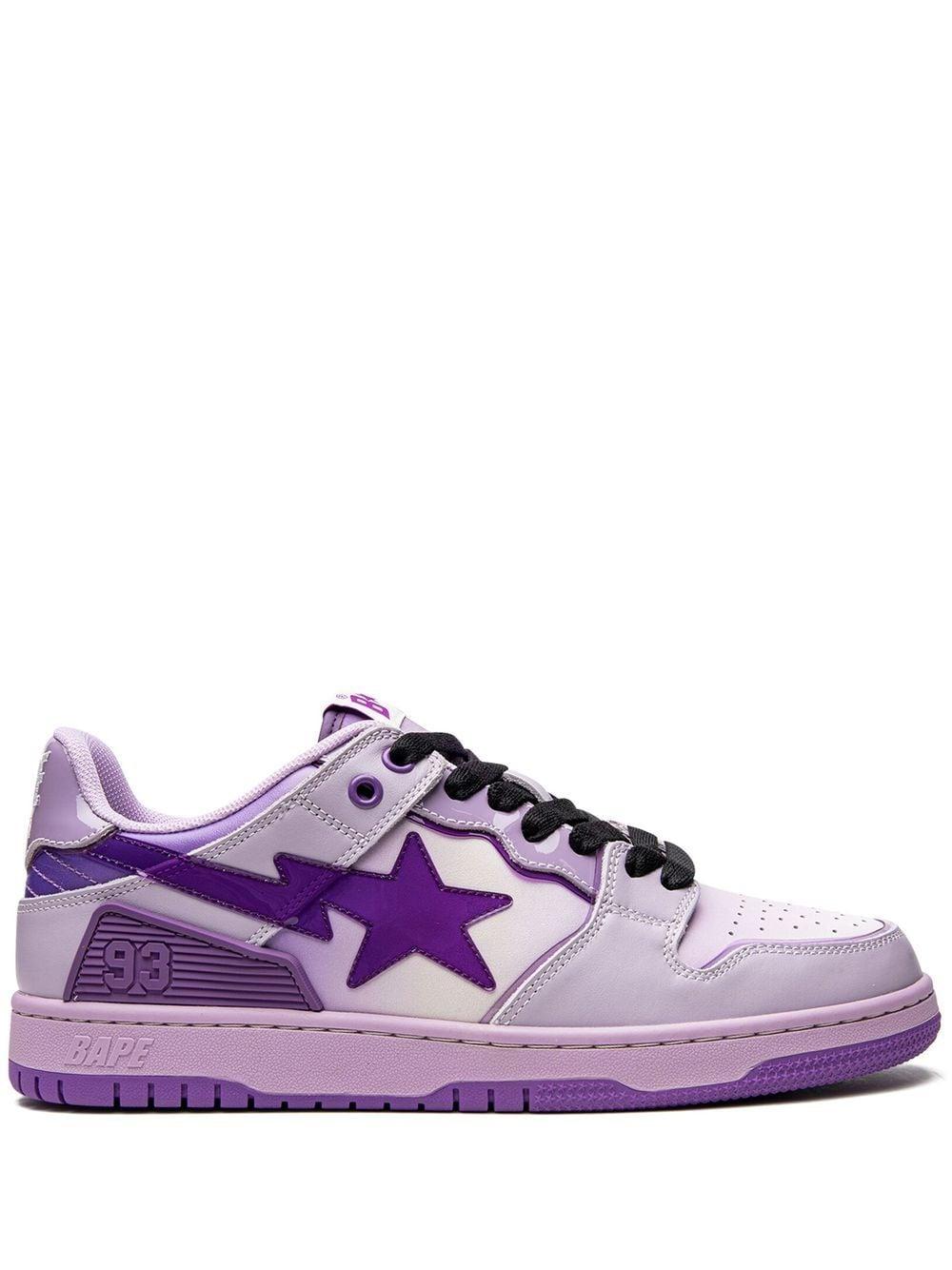 A Bathing Ape Sk8 Sta #1 M2 Low-top Sneakers in Purple for Men | Lyst