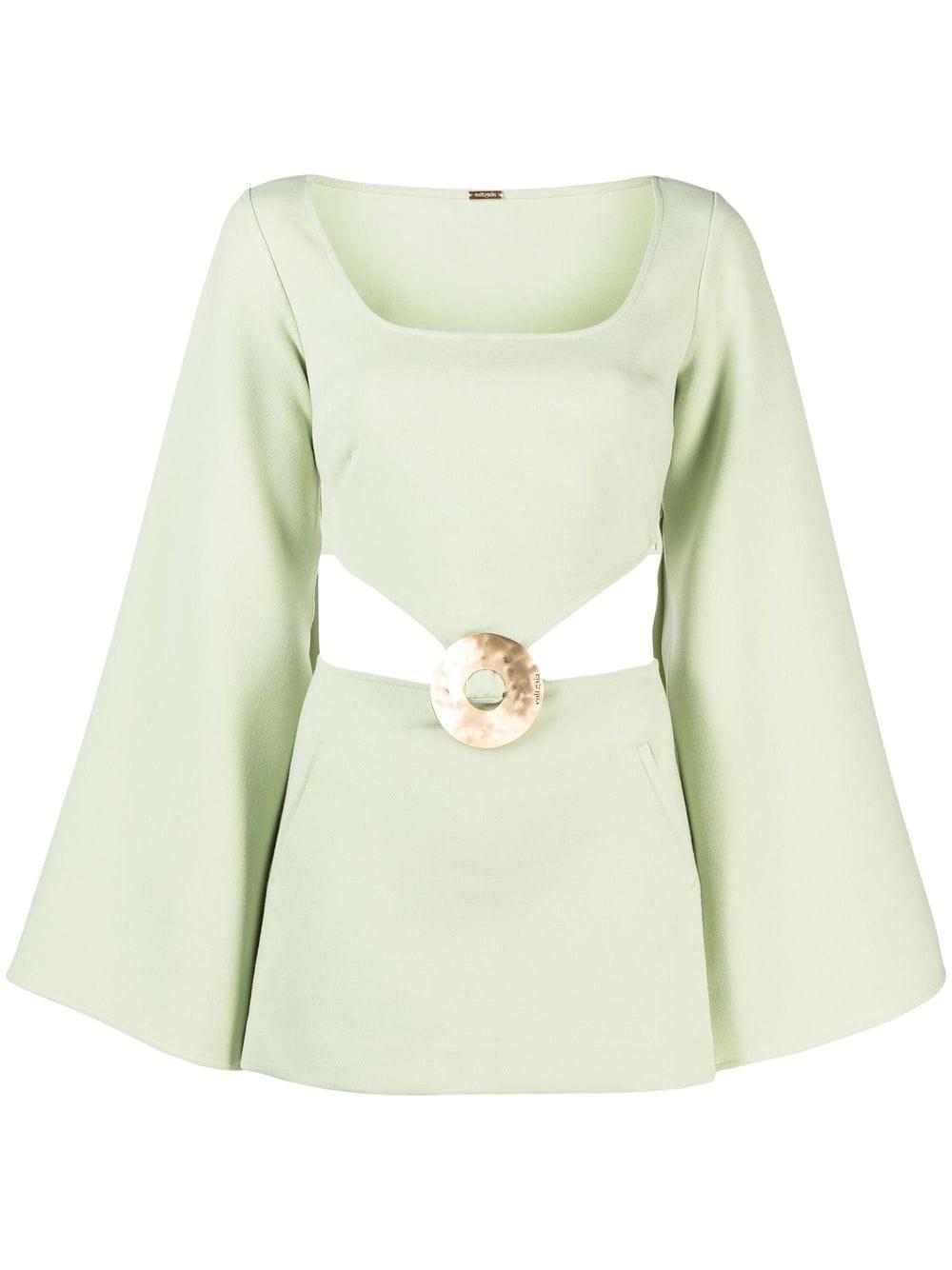 Cult Gaia Kehlani Cut-out Detail Mini Dress in Green | Lyst