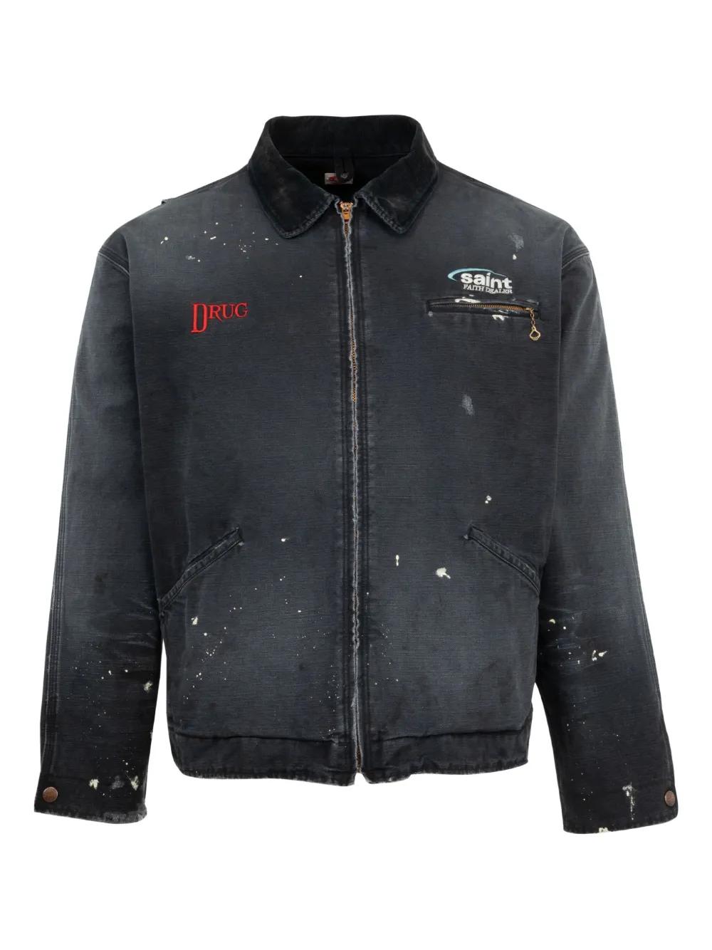 ジャケット・アウター SAINT Mxxxxxx DETROIT JACKET/DRUG SAINT MICHAEL/DETROIT JACKET/DRUG/BLACK