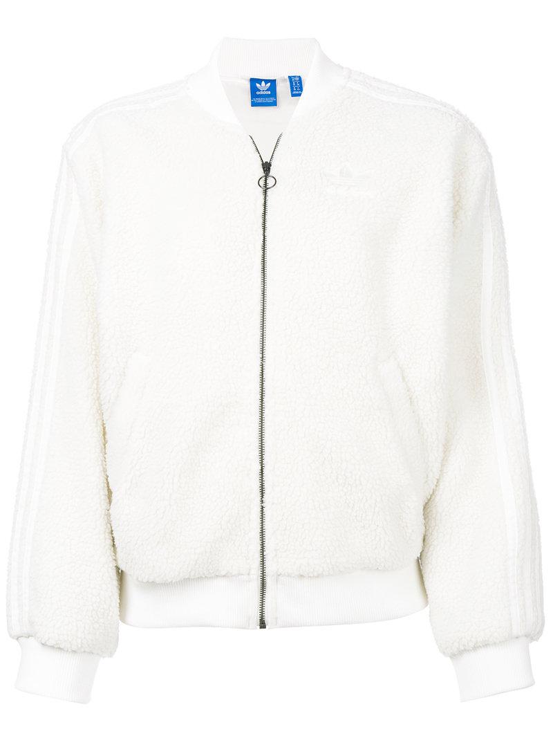 adidas shearling jacket