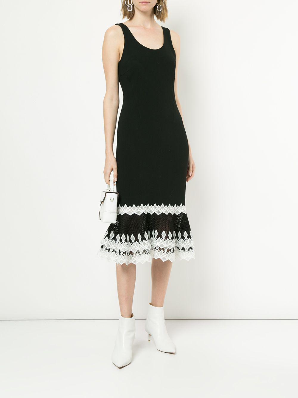 applique midi dress
