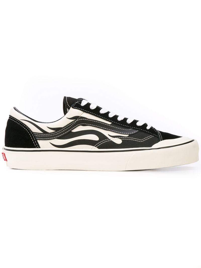 Vans Flame Lace-up Sneakers in Black for Men | Lyst