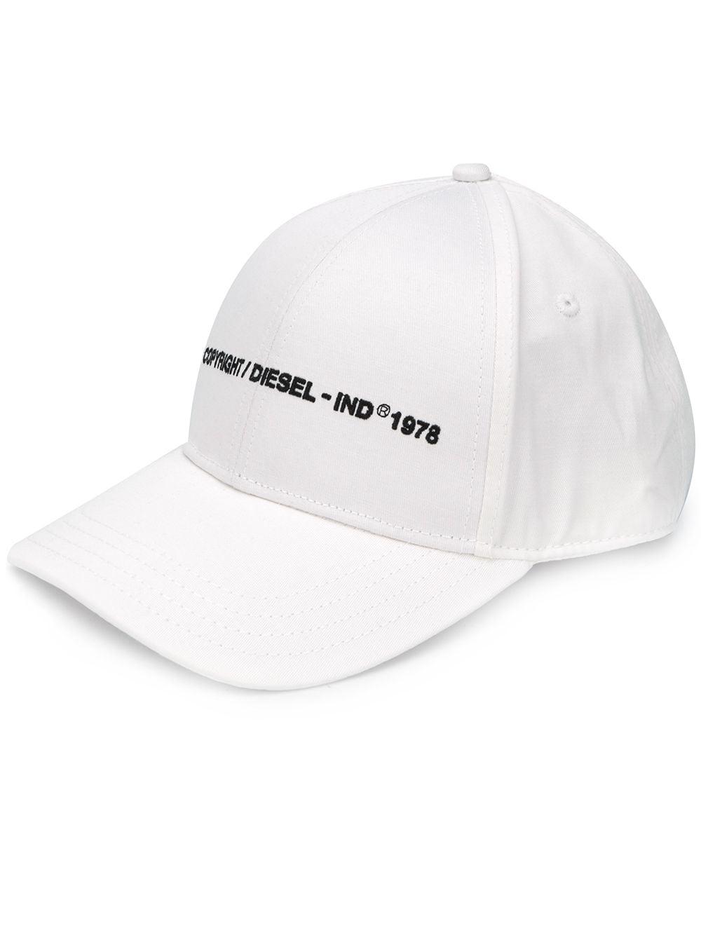 Cappello da baseball CopyrightDIESEL in Cotone da Uomo colore Bianco | Lyst