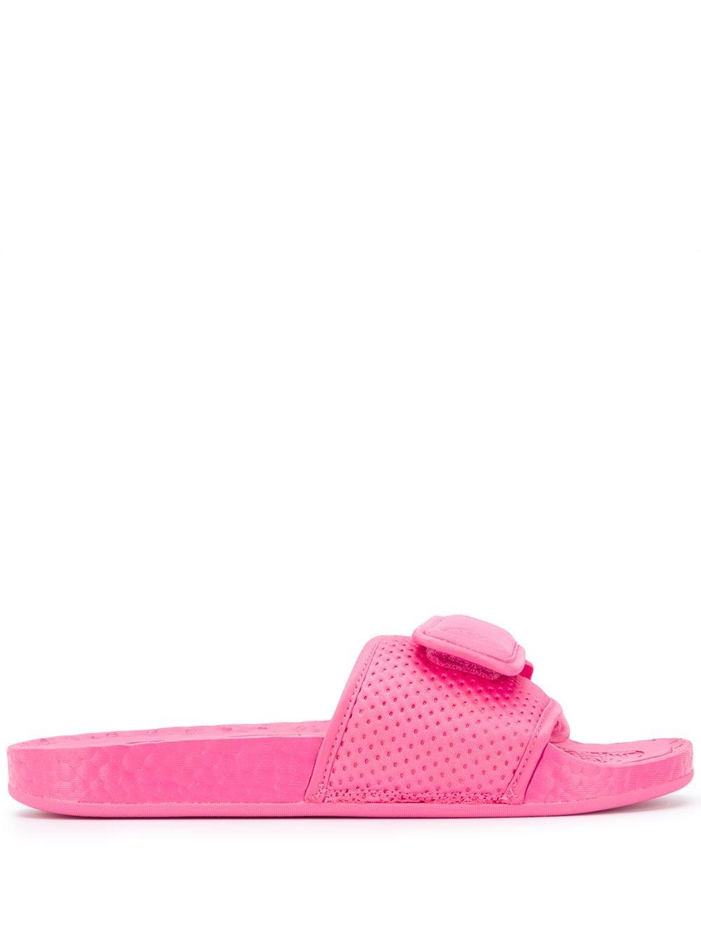 adidas Originals Cotton Boost Flat Slides in Pink - Lyst