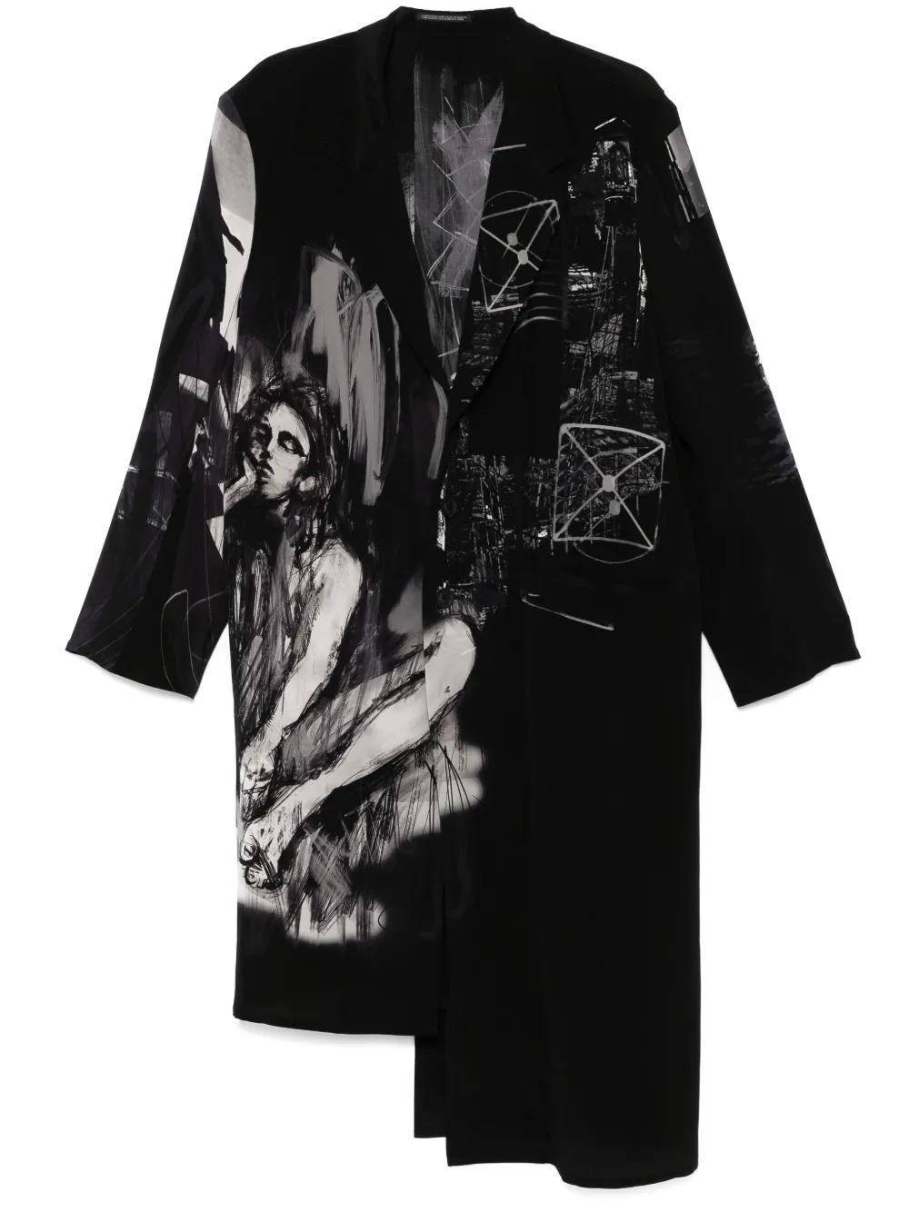 Yohji Yamamoto Long coats and winter coats for Men | Online Yohji Yamamoto Long coats and winter coats for Men | Online
