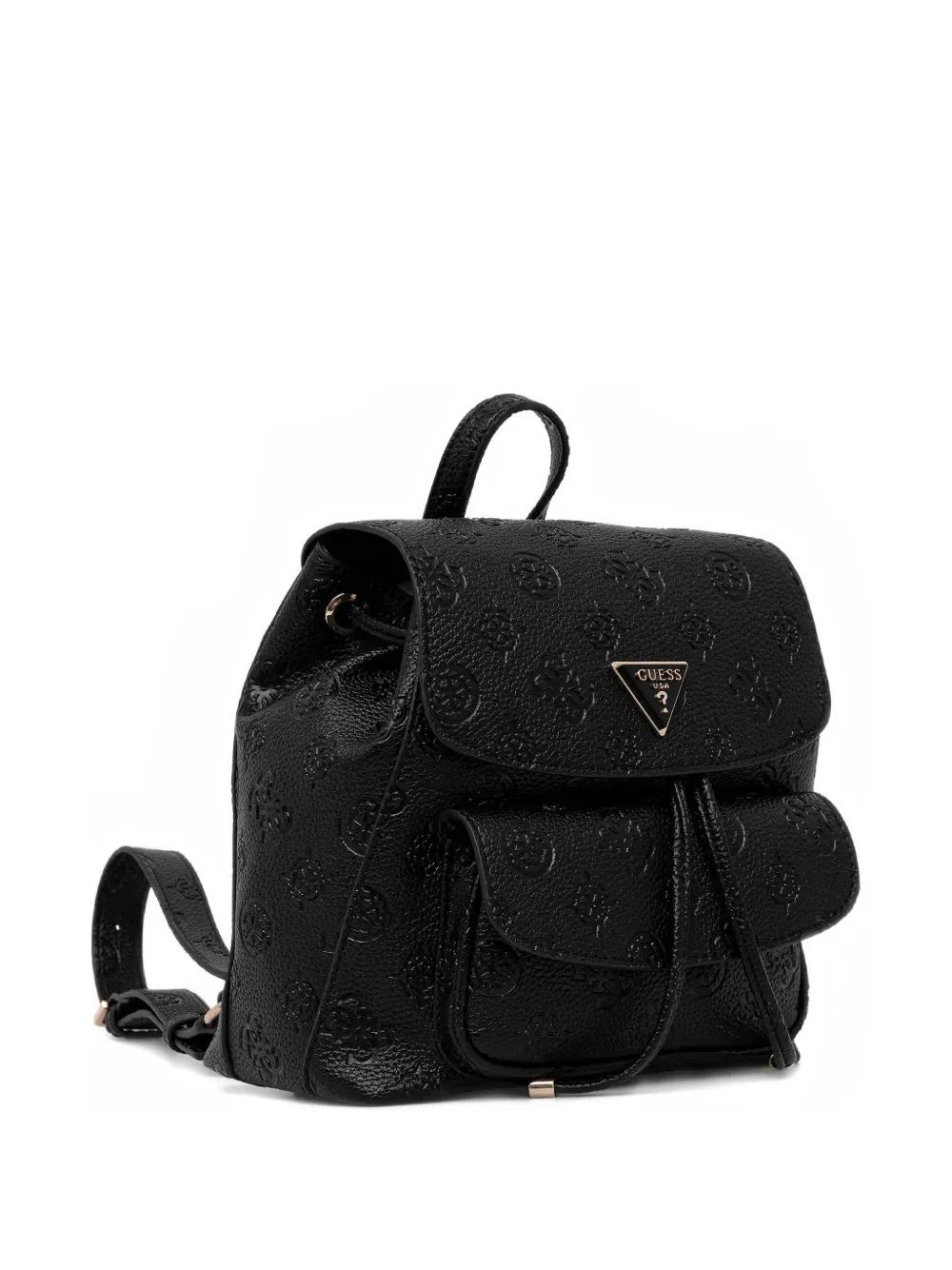 guess backpack mini crossbody Factory Evan Color-Block a hidden mesh pocket GUESS Evan Mini Crossbody Backpack