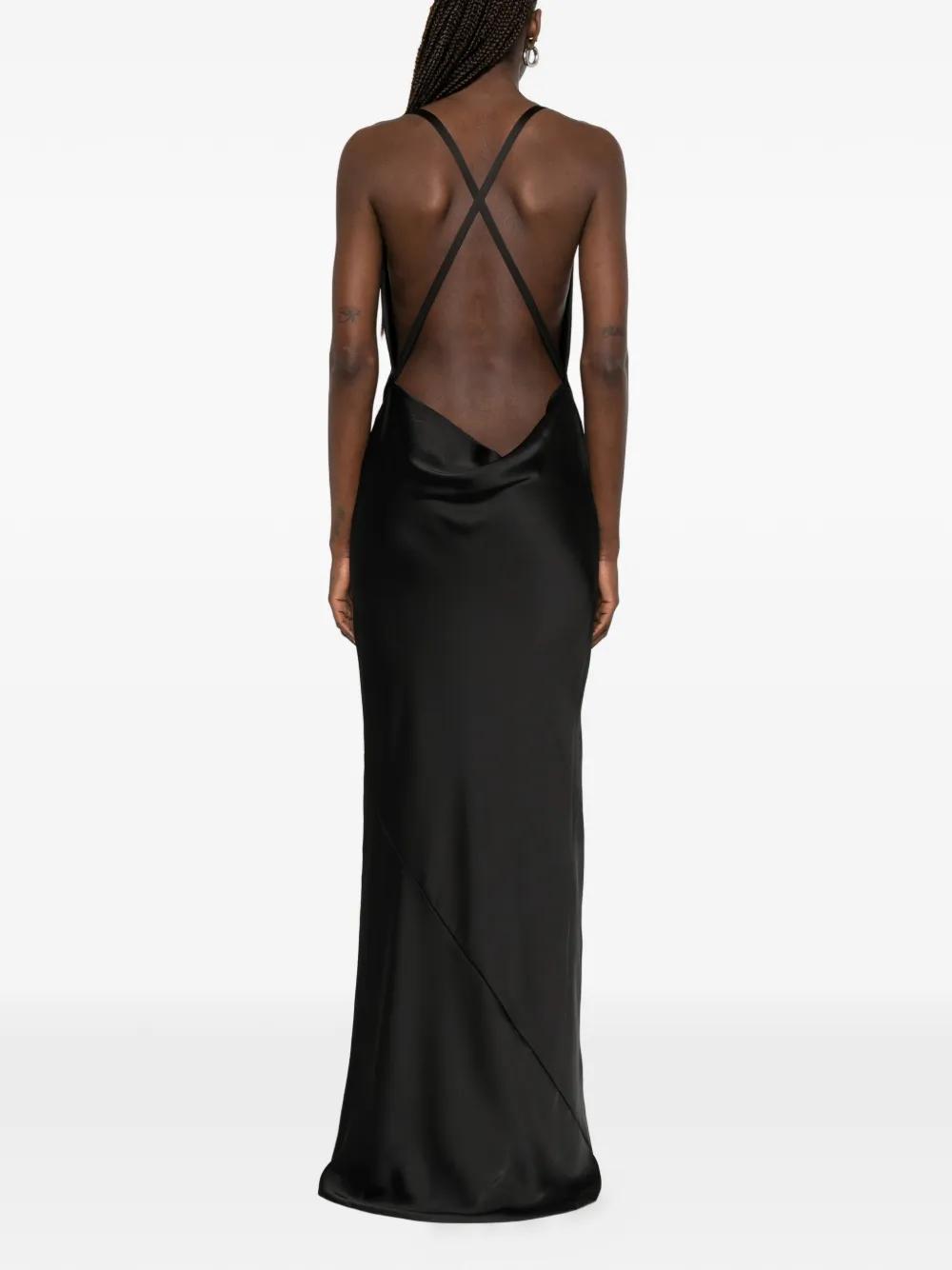 knee length dresses for ladies Norma Kamali Sleeveless Swing Maxi Dress