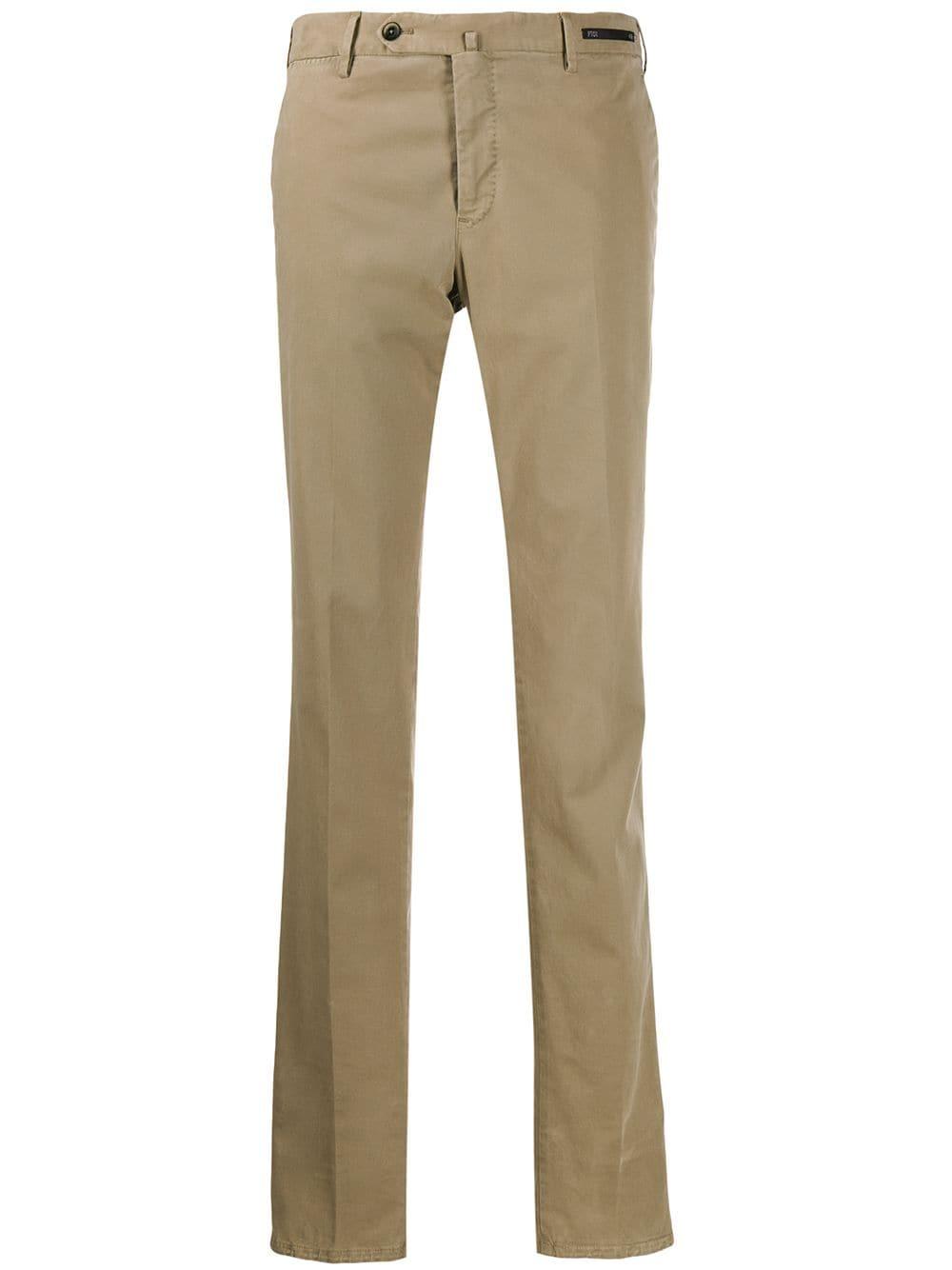 PT01 Cotton Slim-fit Chino Trousers for Men - Lyst