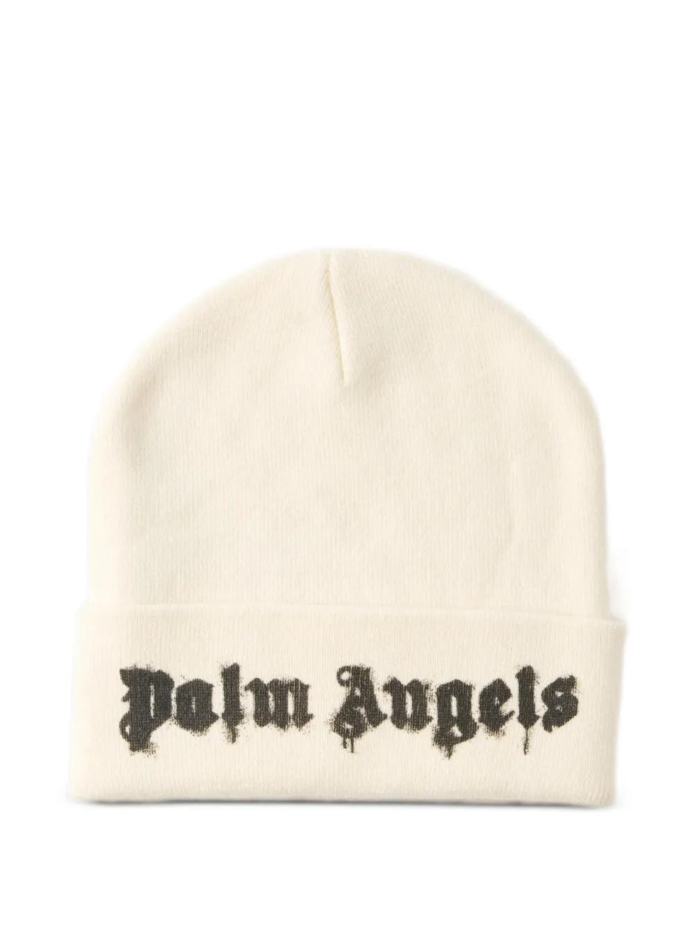 【限定値下げ！】 palm angels ビーニー　ホワイト Palm Angels Hats for Men | Online Sale up to 65% off | Lyst