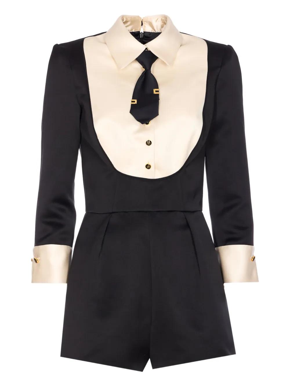 ワンピース Elisabetta Franchi Tailored Jumpsuit With Decorative Buttons Elisabetta Franchi Jumpsuits and rompers for Women | Online