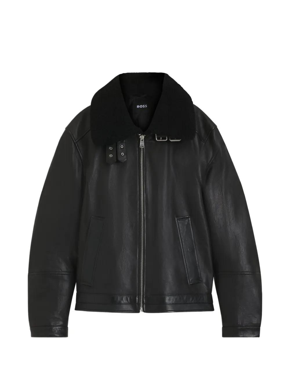 メンズ BOSS レザージャケット | オンラインセールは最大39%オフ | Lyst