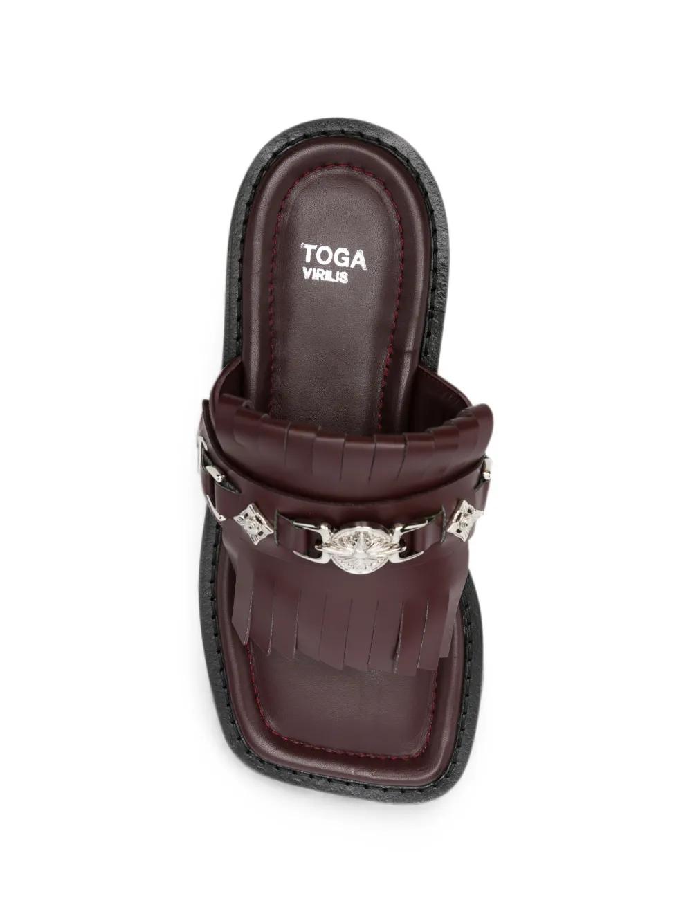 メンズ Toga Virilis レザーサンダル | オンラインセールは最大45%オフ