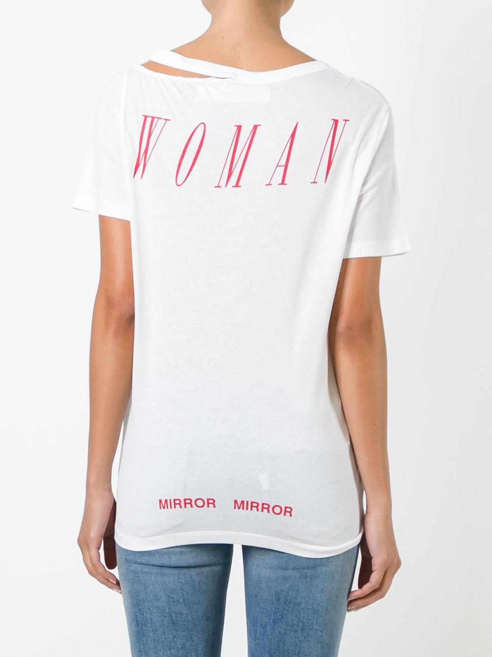 Off-White c/o Virgil Abloh Mirror Mirror Printed T-shirt in White | Lyst