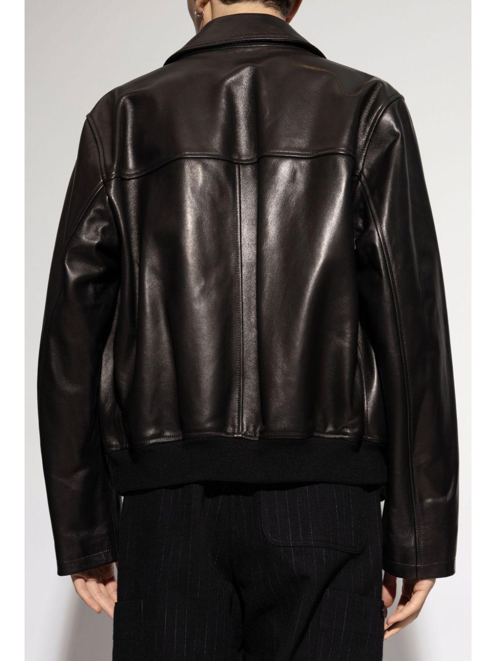 EMPORIO EMPORIO ARMANI ブラックレザージャケット！！ ARMANI