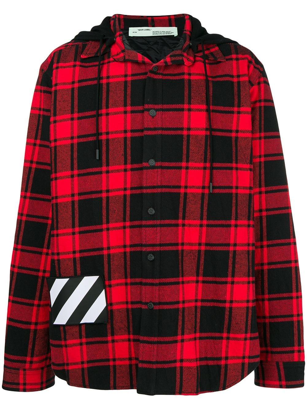 off white flannel jacket