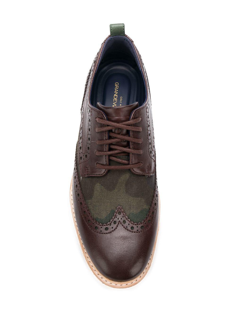 Cole Haan Leather Grand Evolution Shortwing Oxford Shoes