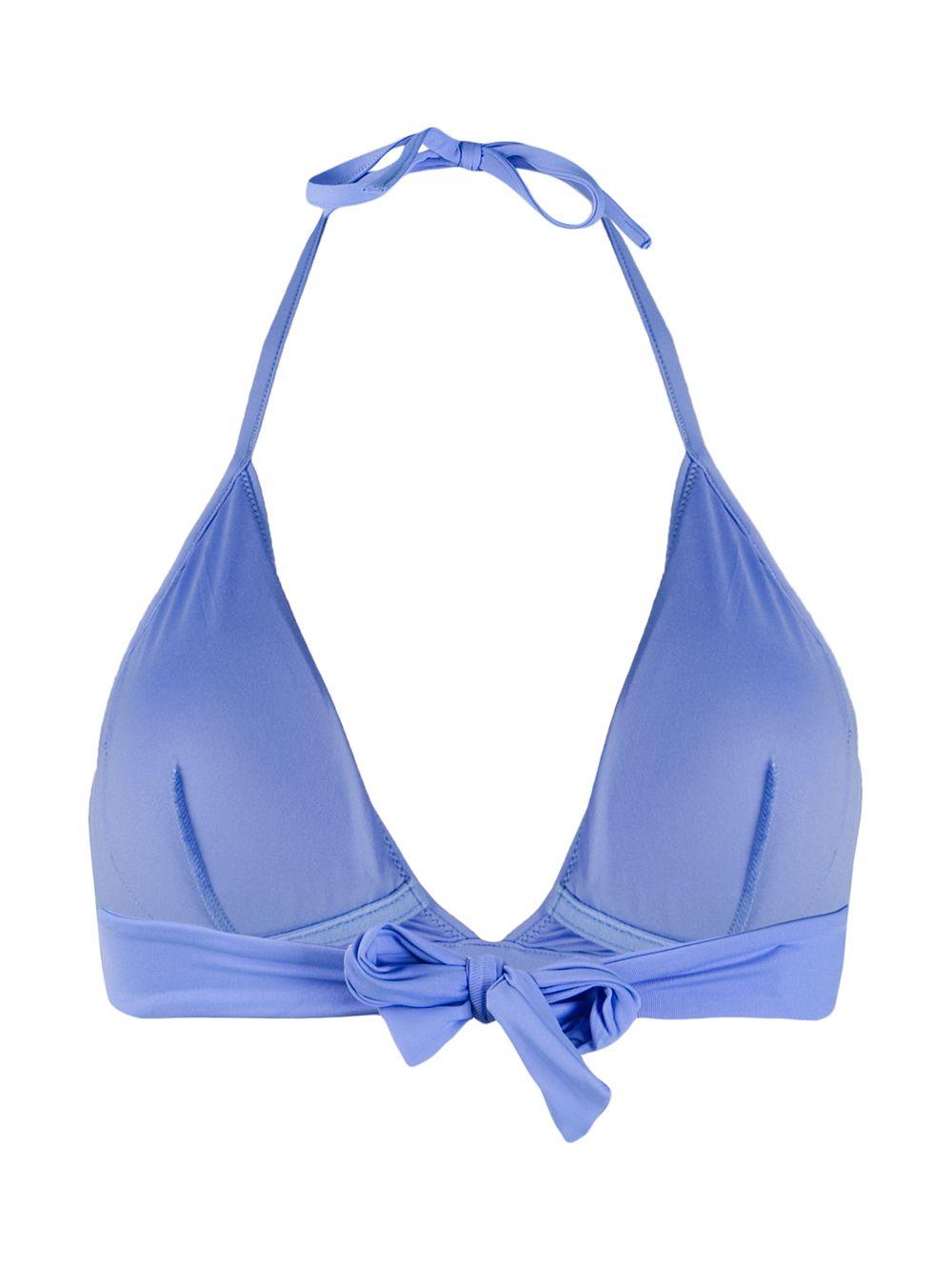 La Perla Synthetic Sequin-embellished Triangle Bikini Top in Blue - Lyst