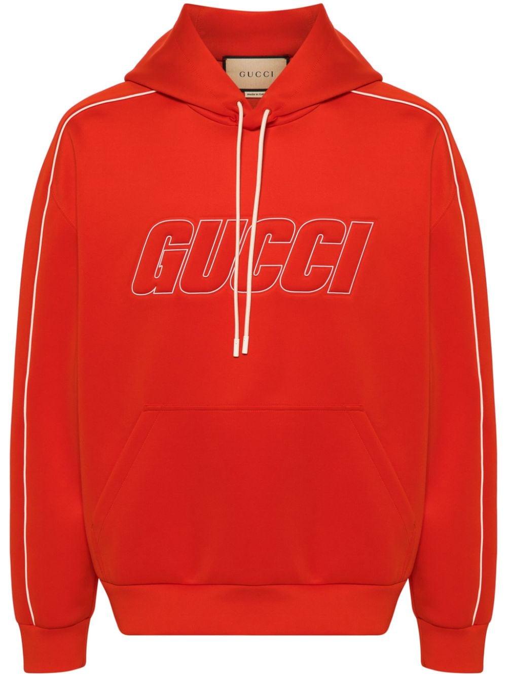 Sudadera de neopreno con logo Gucci de hombre de color Rojo Lyst