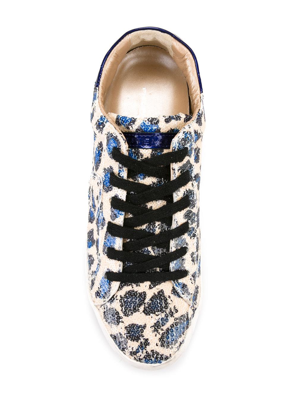 philippe model leopard sneakers