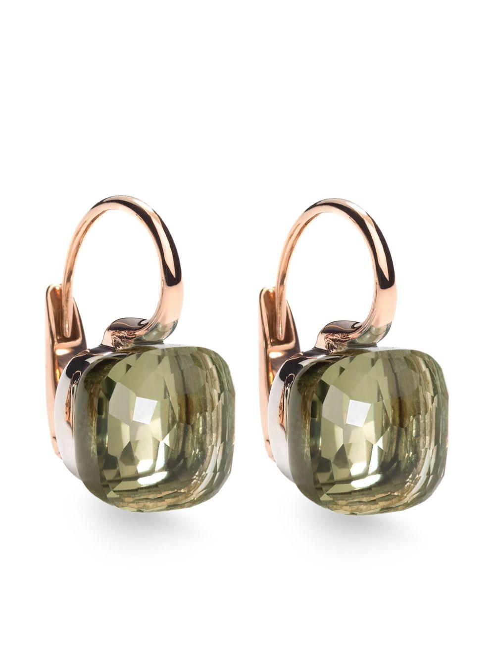 Pomellato 18kt Rose Gold Nudo Prasiolite Drop Earrings in Metallic | Lyst  Canada