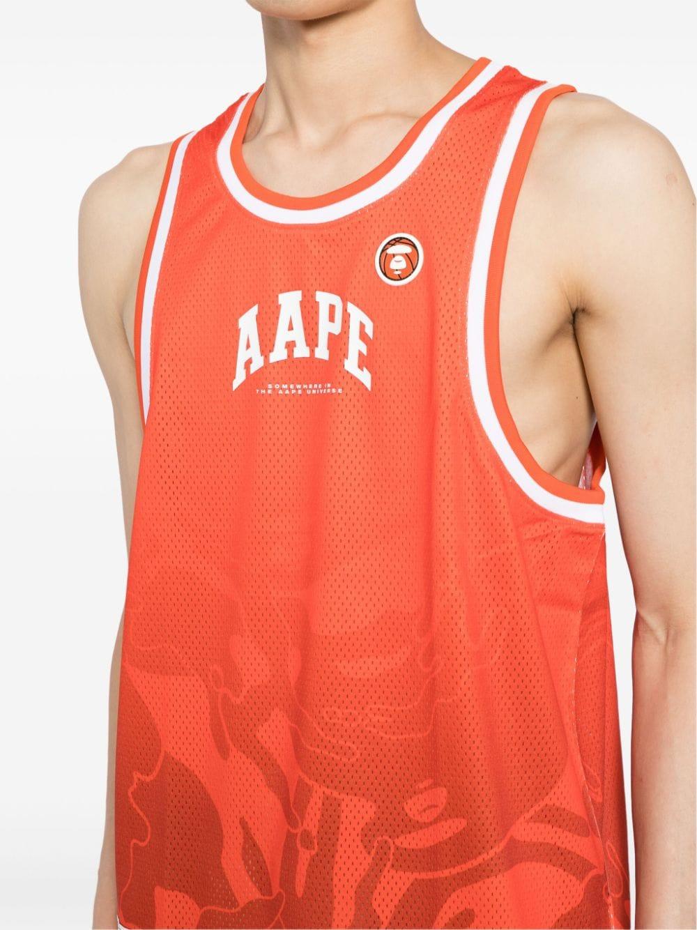 【大人気】A Bathing Ape APEタンクトップ 赤 レッド 【M】 A Bathing Ape Men Color Camo College Tank Top red