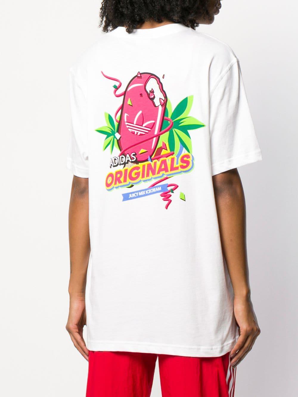 adidas Originals Juicy Mix Ice Cream T Shirt in WeiB Lyst DE