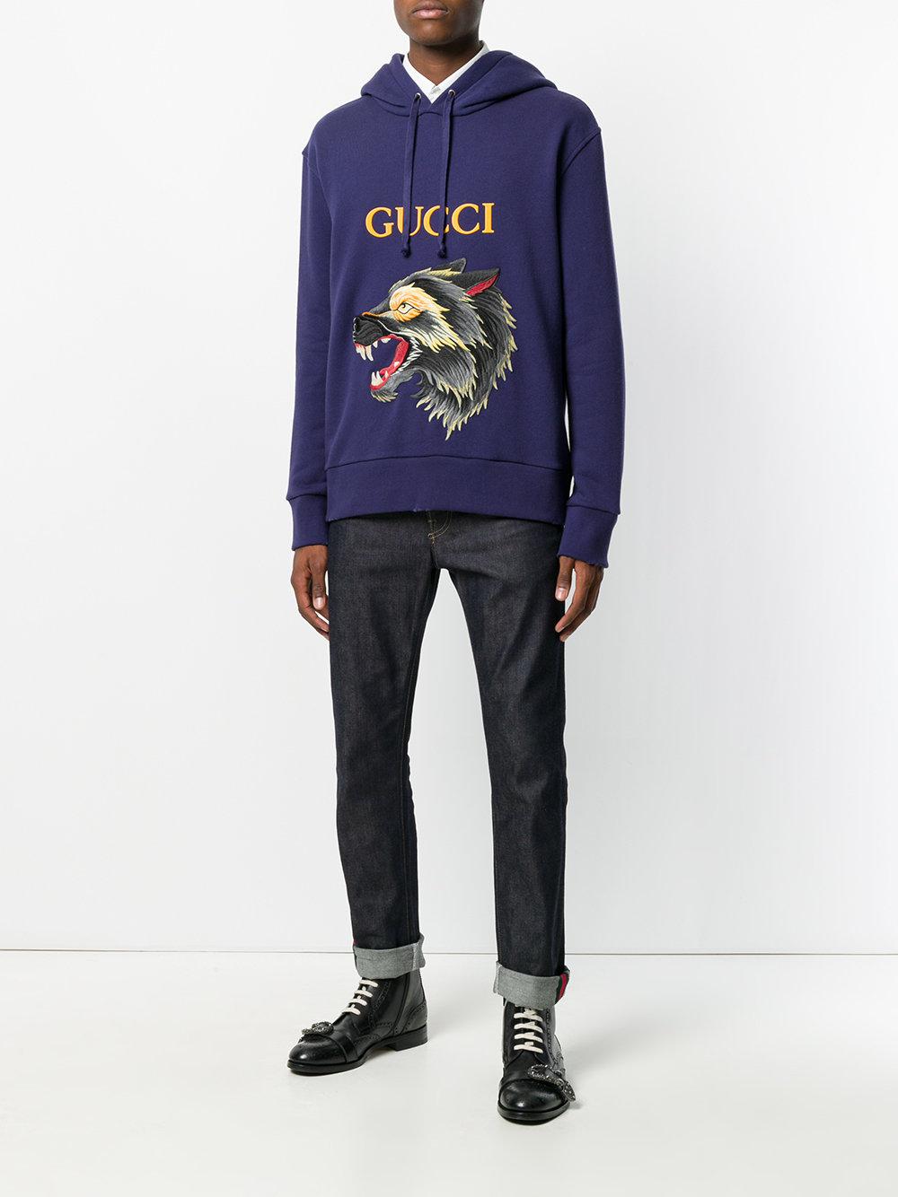 guccify wolf hoodie