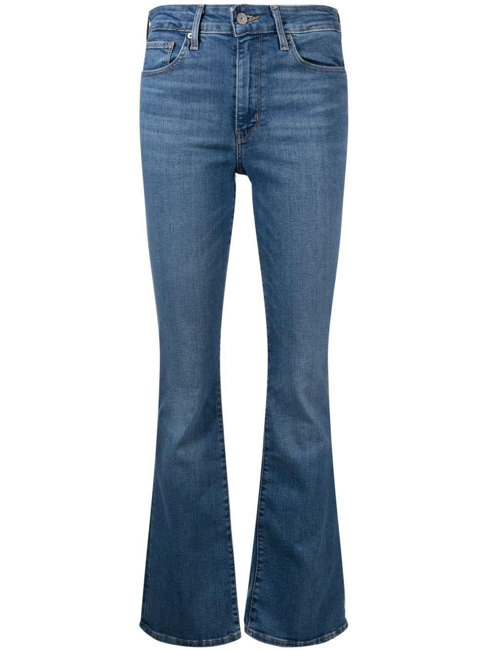 Levi's 725 High-waisted Bootcut Jeans in Blue | Lyst