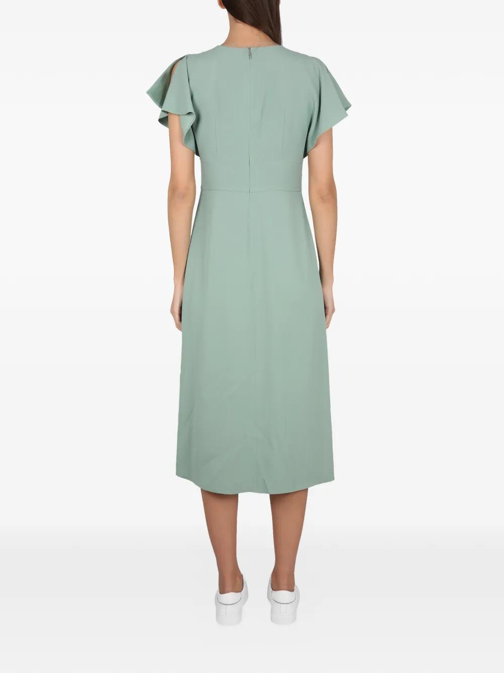 boss green dress V-Neck Midi in SCHL003688_AG_XL