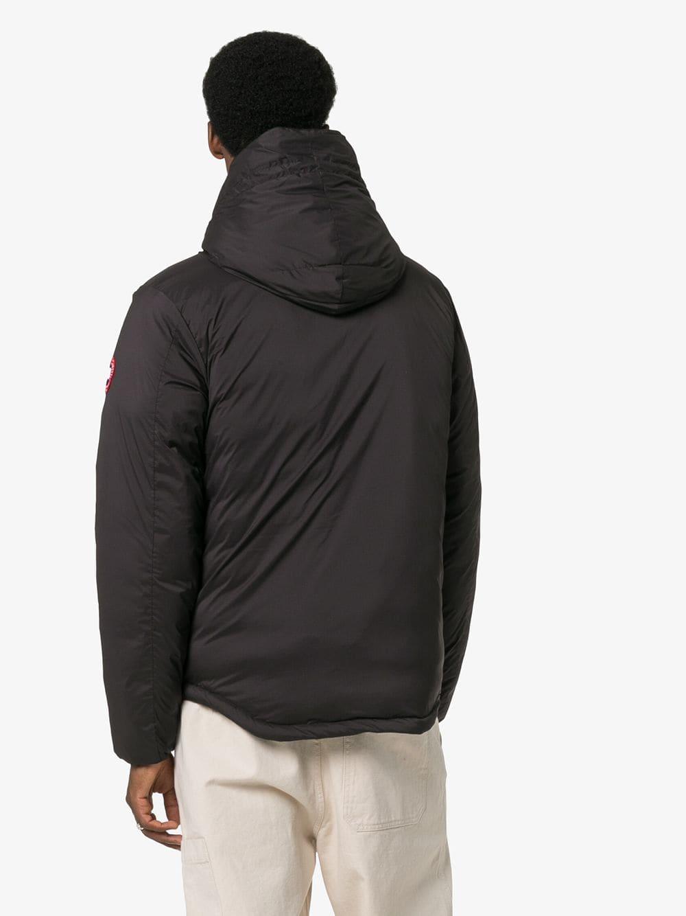 Canada Goose Goose Logo Patch Lodge Jacket in Black for Men Lyst