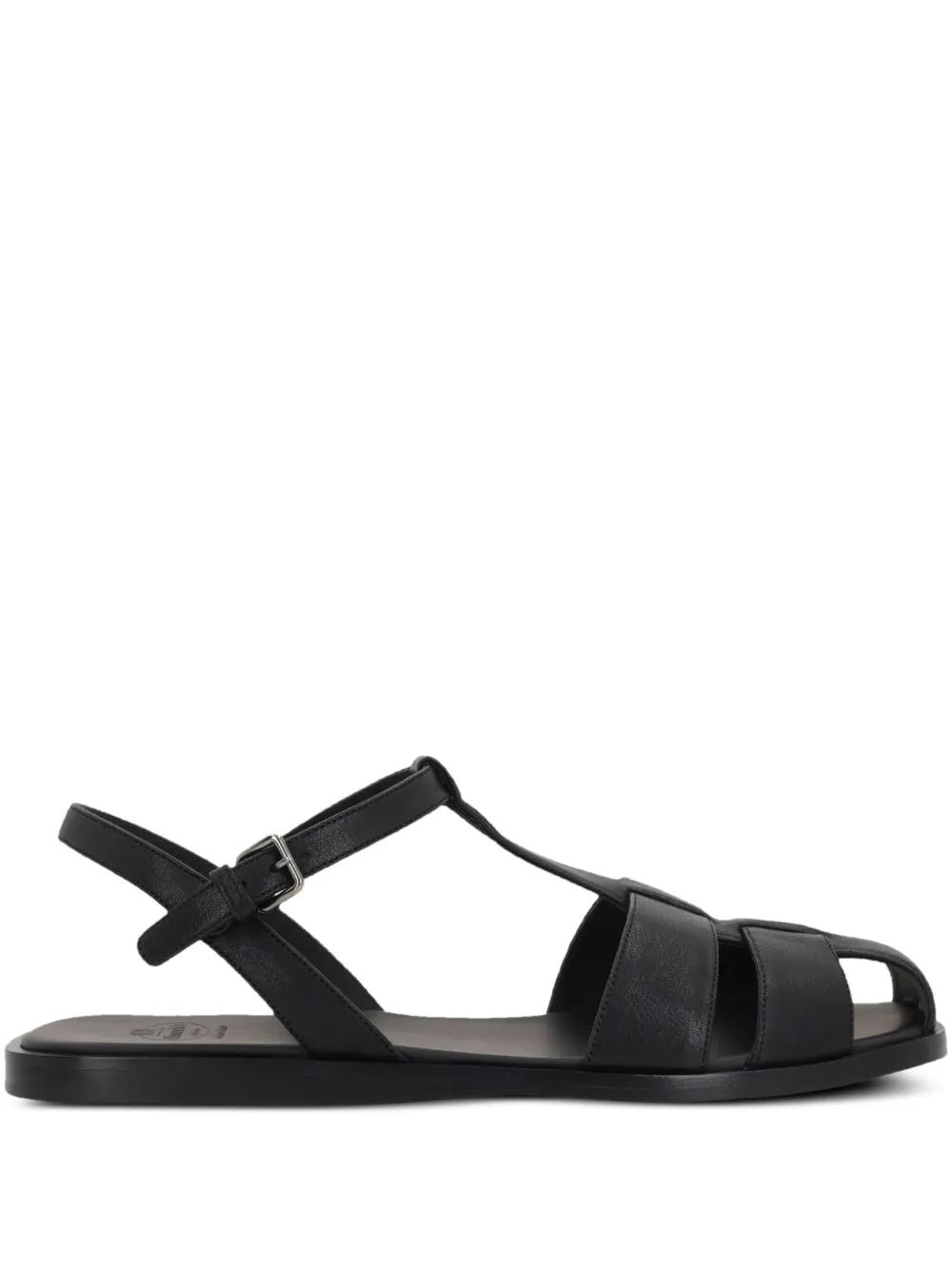 シューズ・サンダルその他 CHURCH'S Woman Flat sandals Black DX00019FG F0AXE Church's Flat sandals for Women | Online Sale up to 58% off
