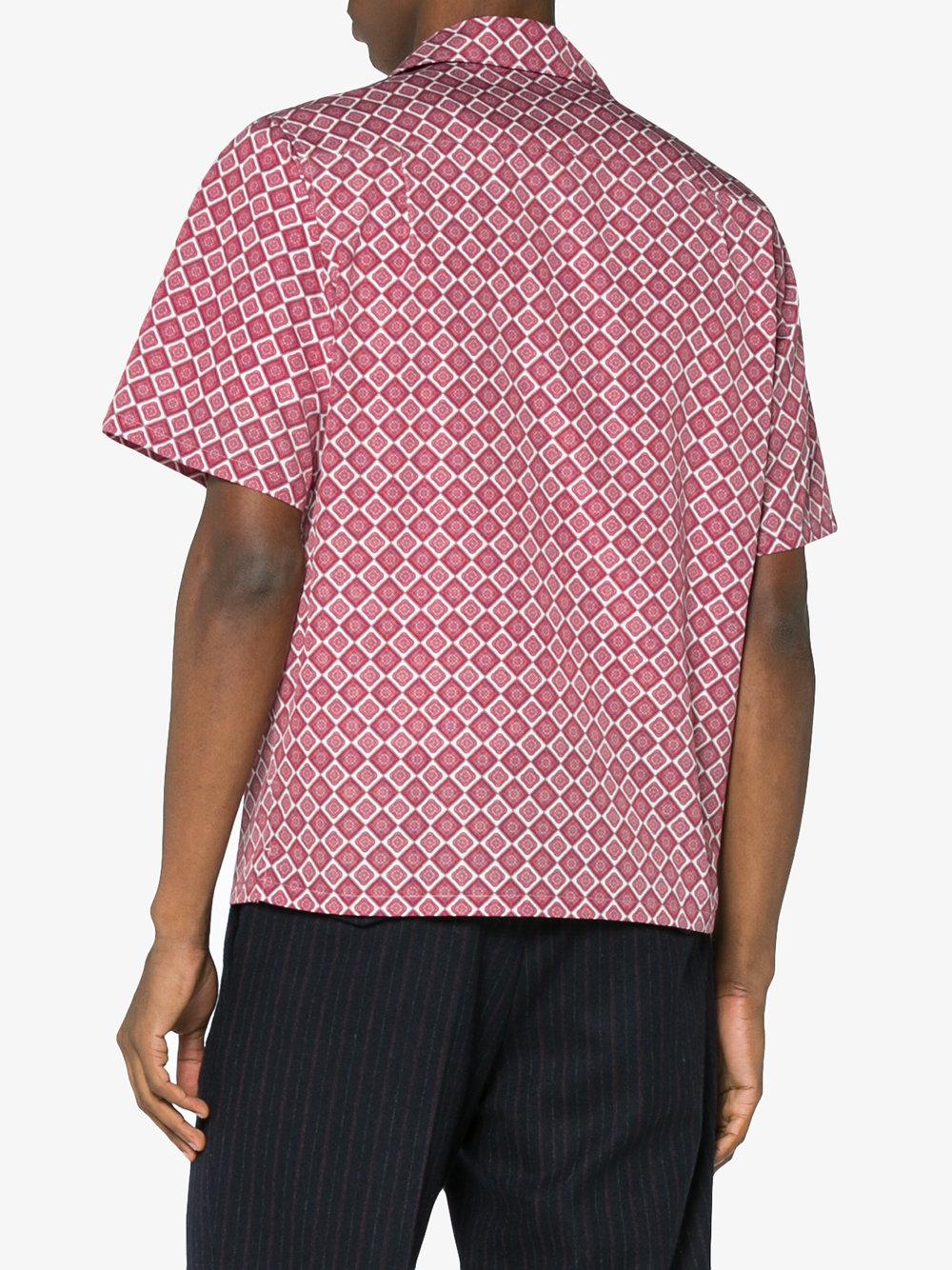 mens prada bowling shirt