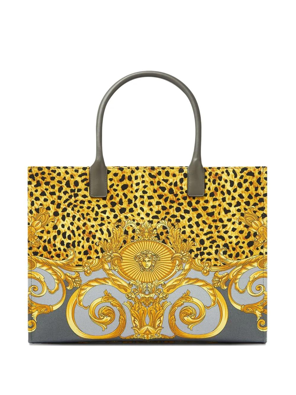 【VIP SALE】VERSACE メタルメデューサ バロッコ柄 トートバッグ セール】VERSACE トートバッグ 1013152 1A09741 バロッコ