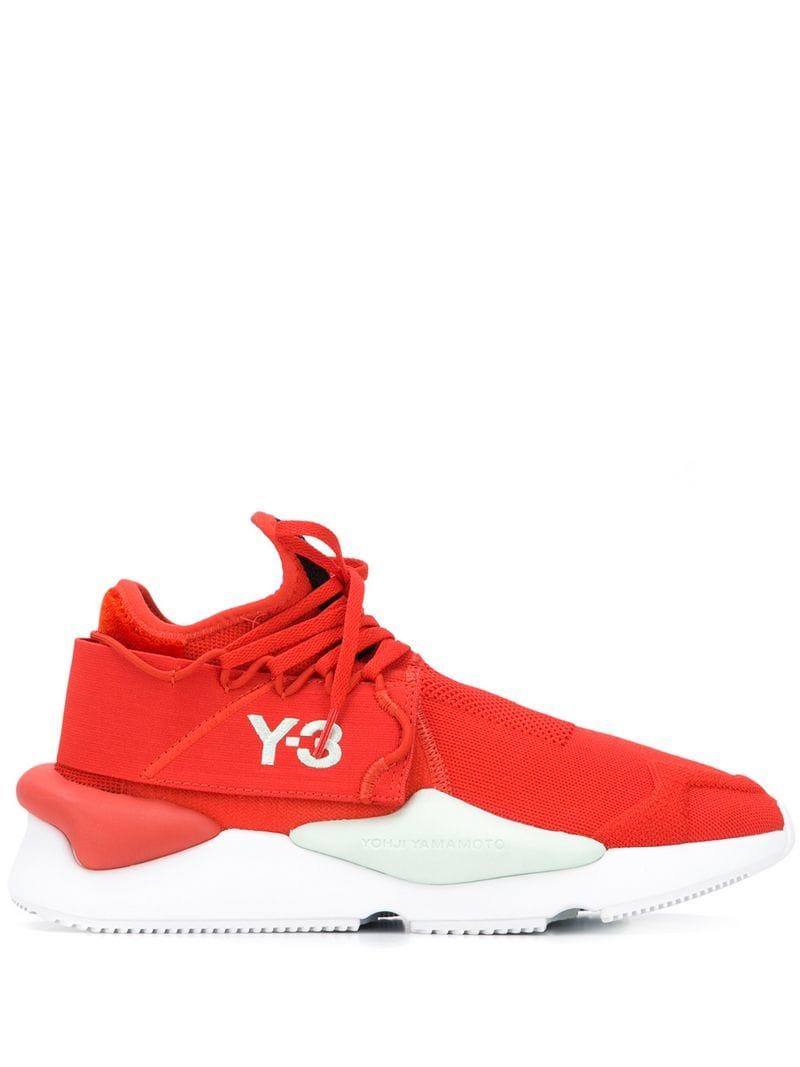 y3 shoes red
