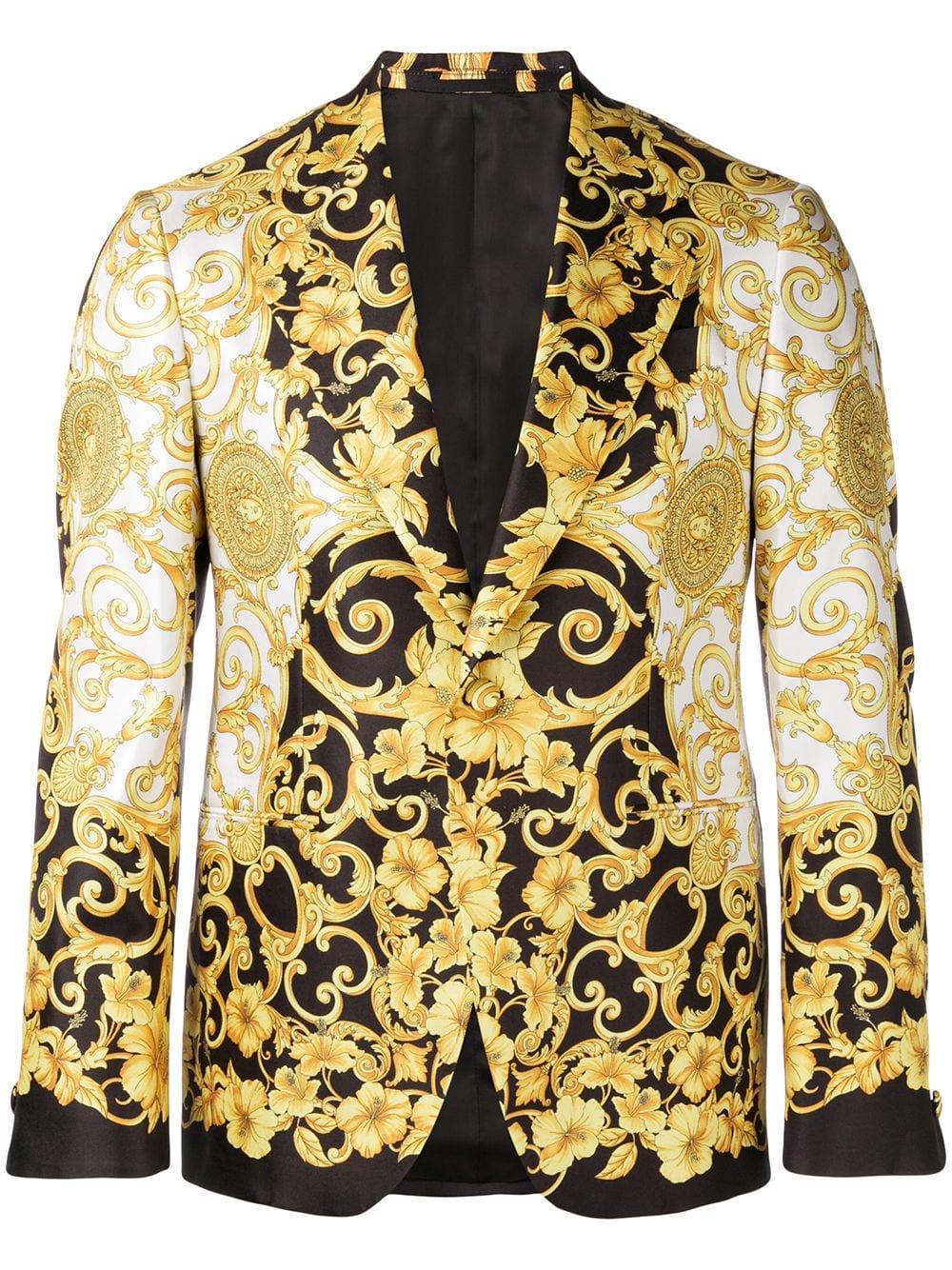 Blazer Barocco con stampa di Versace da Uomo | Lyst