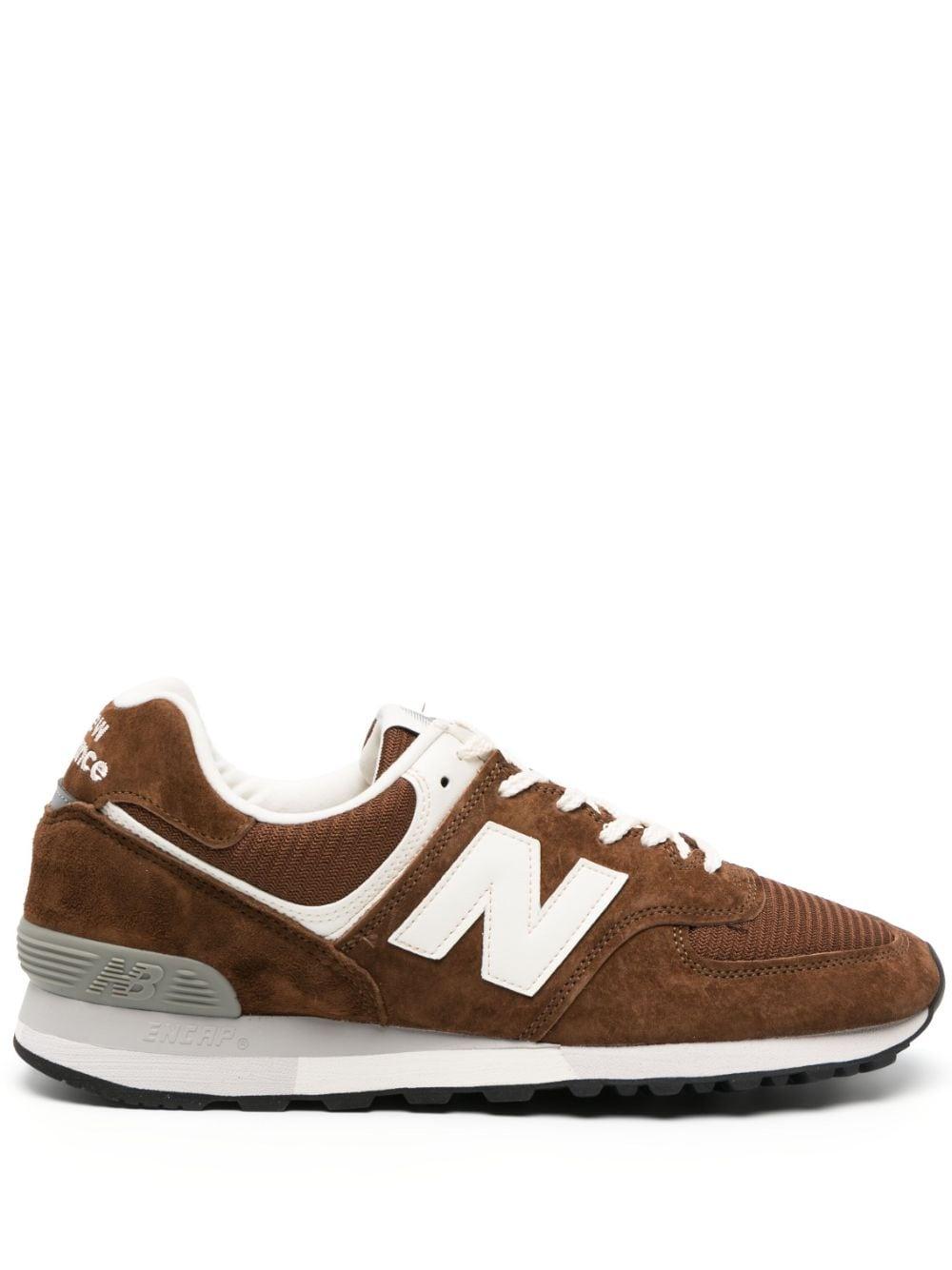 New Balance Red 576 Suede Sneakers in Brown for Men | Lyst