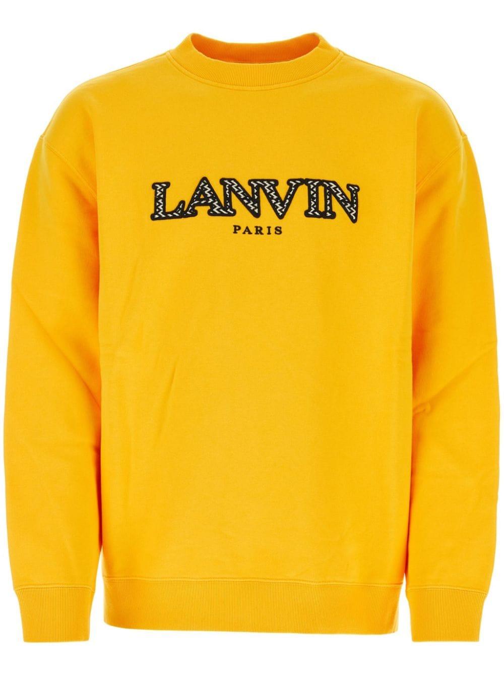 Lanvin Sweater Triple Logo Light Green
