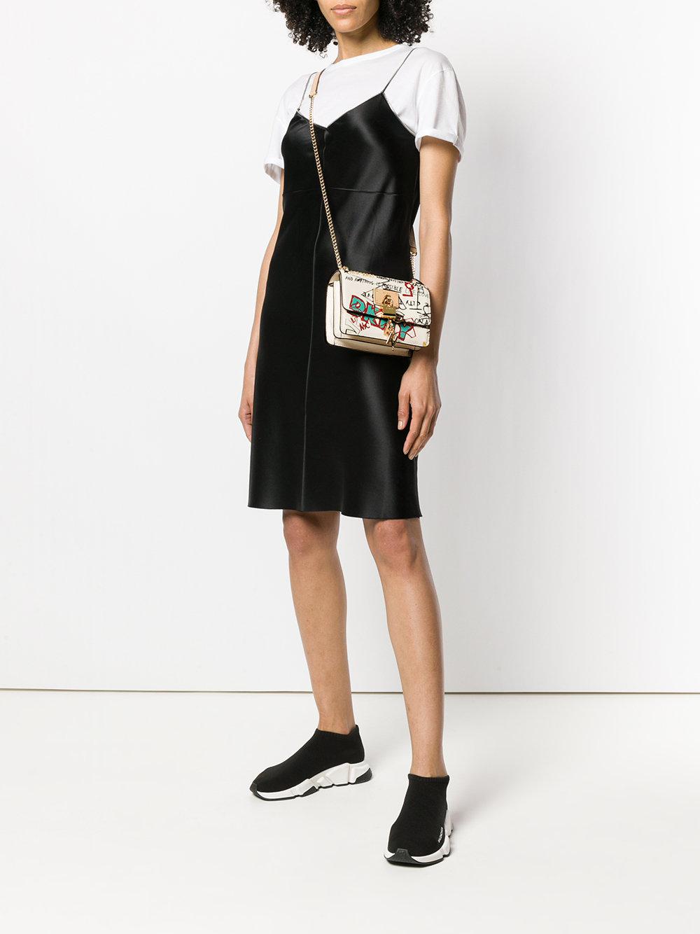 DKNY Graffiti Logo Cross-body Bag