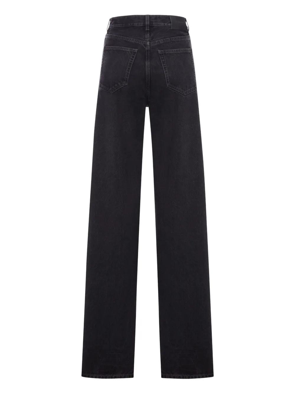 【YOURNUS】Saint Black Curve Wide Denim YOURNUS】Saint Black Curve Wide Denim パンツ・ボトムス