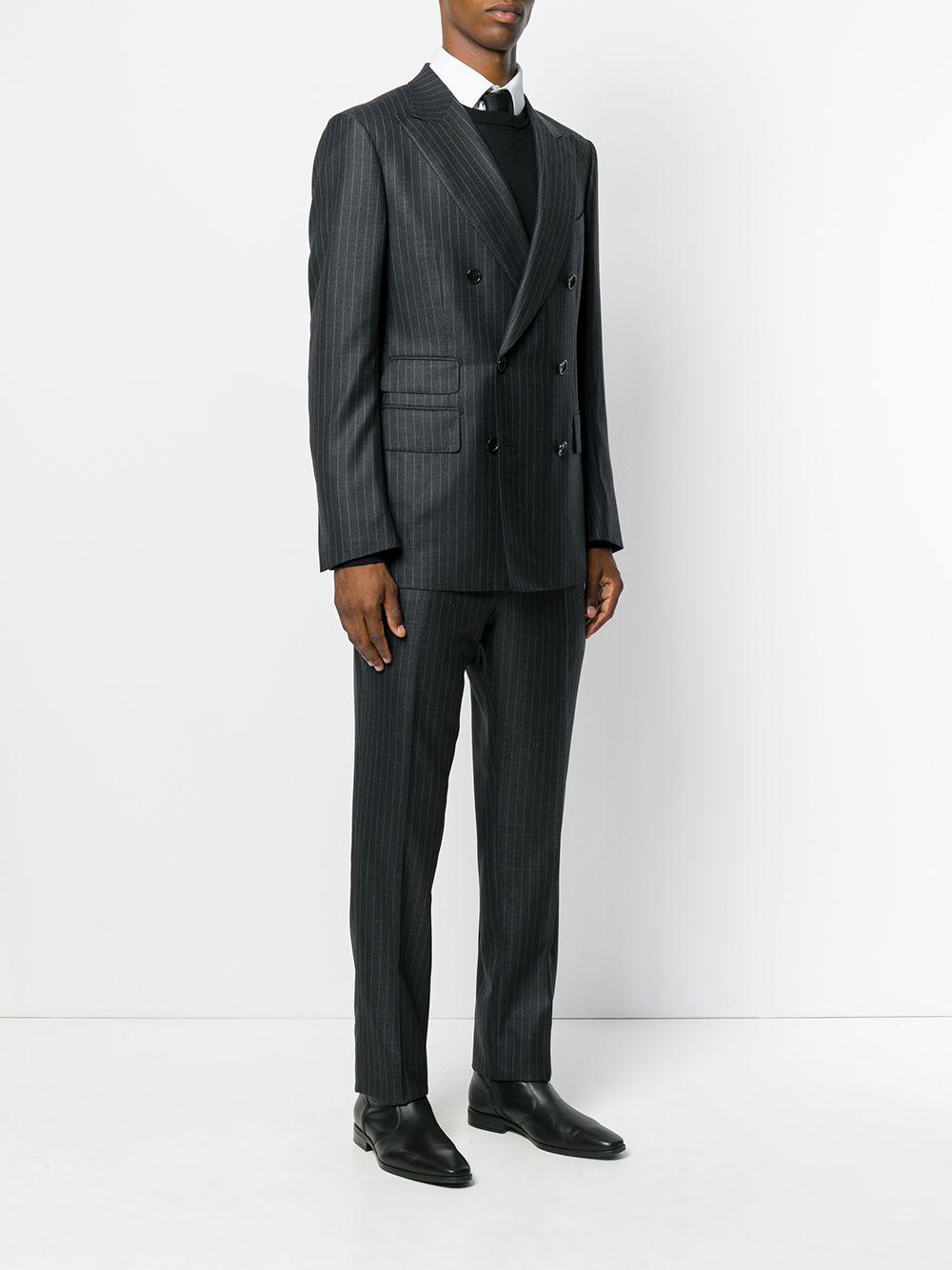 Completo gessato da Uomo di Tom Ford in Grigio | Lyst