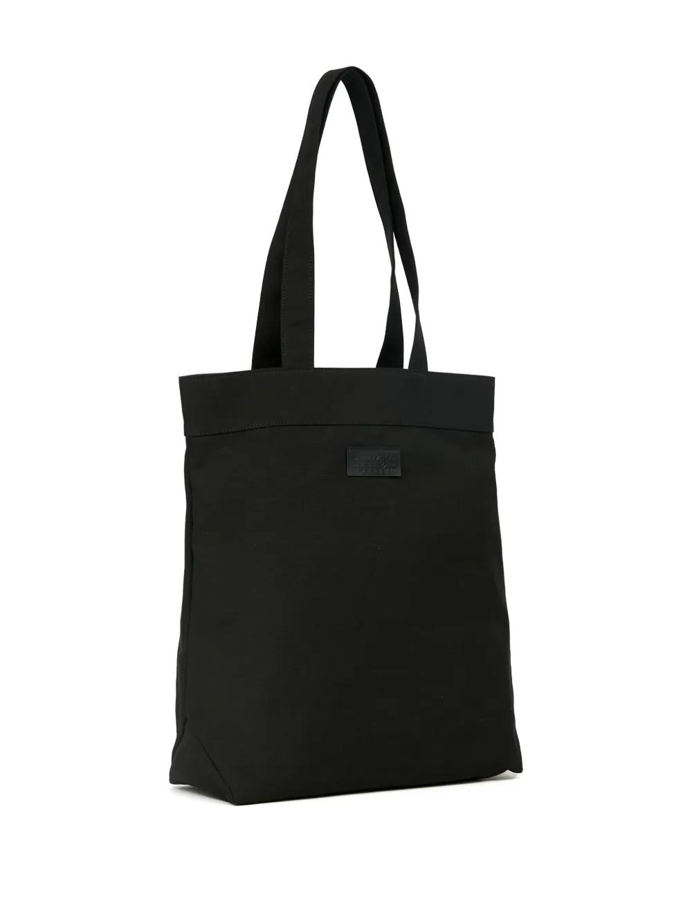 ブラック スモール クラシック トライアングルトート レディース MM6 by Maison Martin Margiela トートバッグ