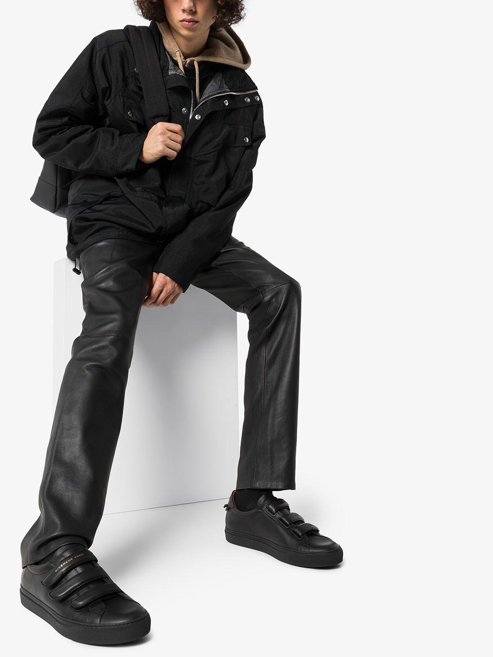 givenchy strap sneakers black