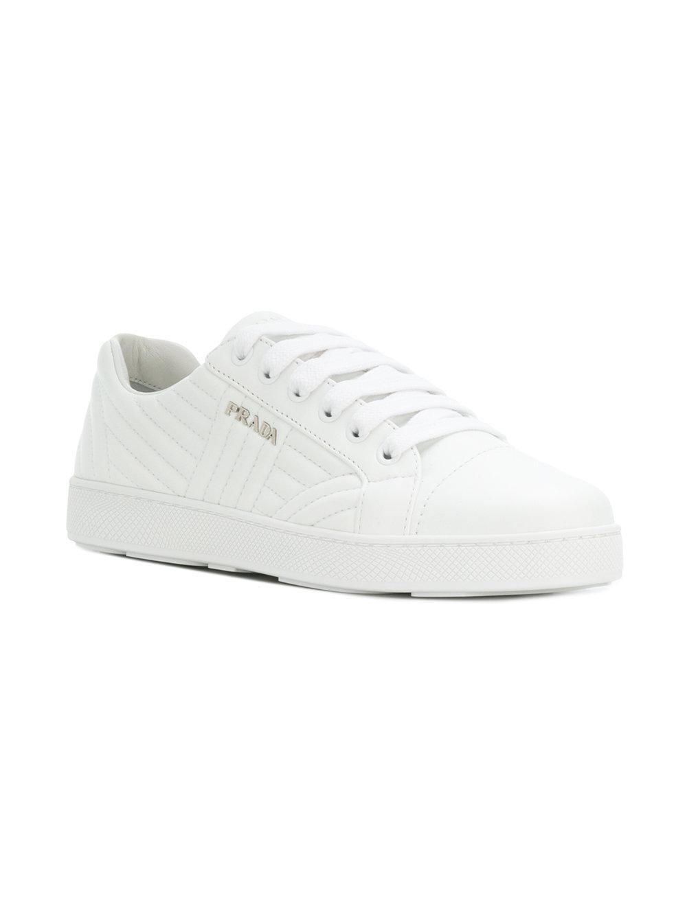 prada quilted low top sneaker