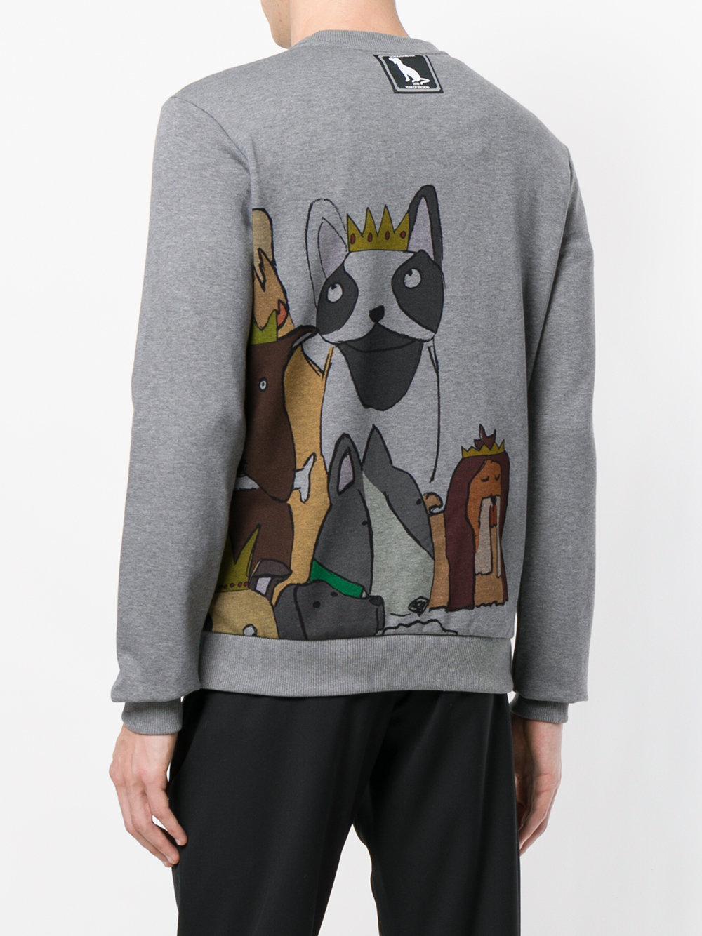 dog print sweatshirt