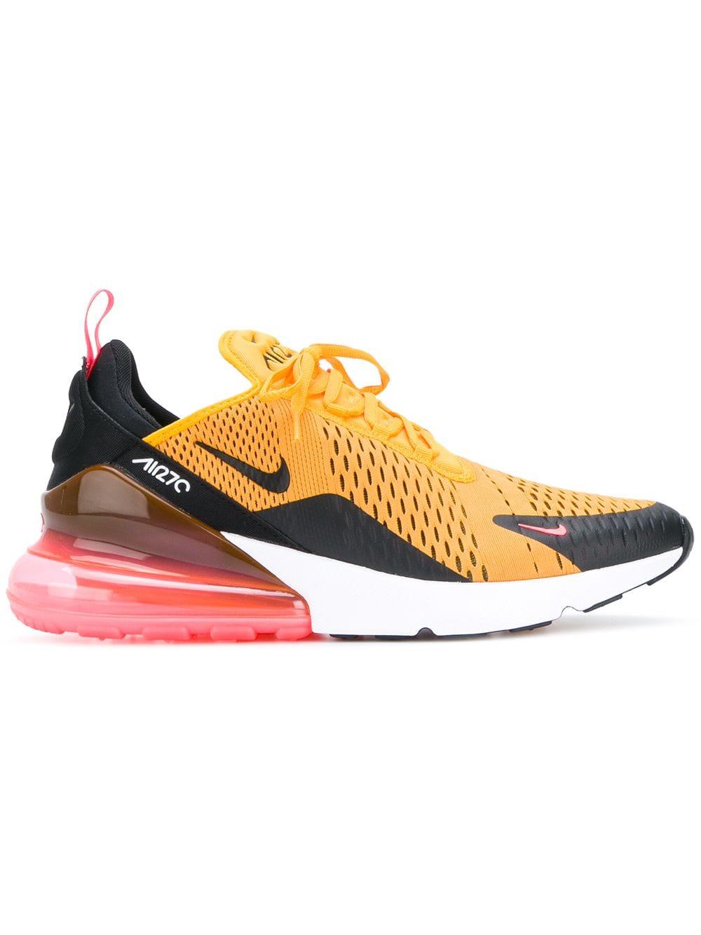 Nike Air Max 270 Sneakers in Yellow for Men - Lyst