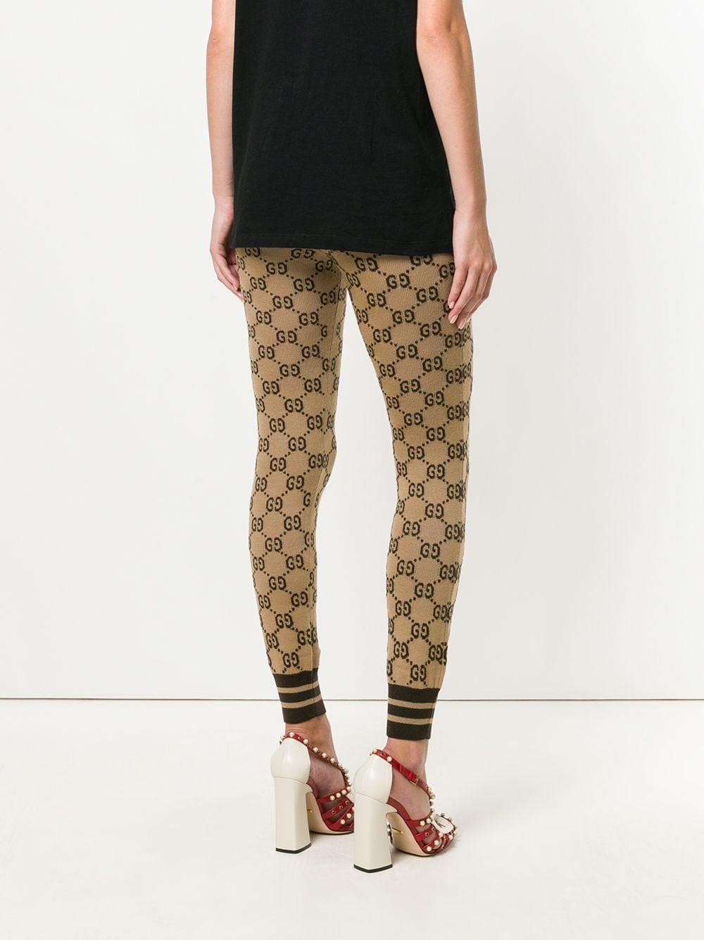Gucci GG Supreme leggings in Brown Lyst Canada