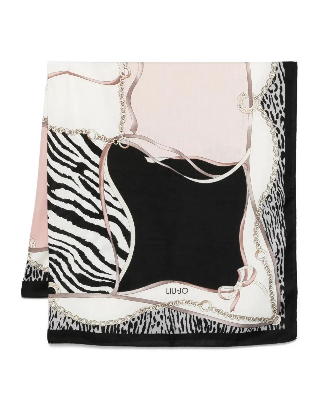 スカーフ LIU JO Woman Neck scarf Black 2A5041T0300 22222 Women's scarves and headscarves on sale | Outlet LIU JO